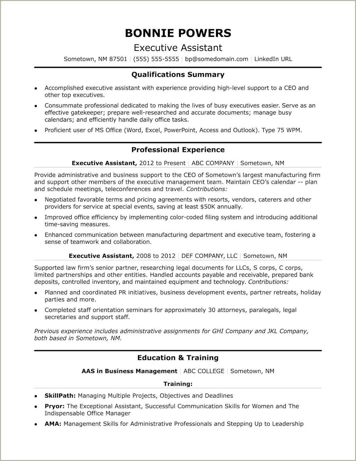 Account Executive Job Description Resume Job Hero