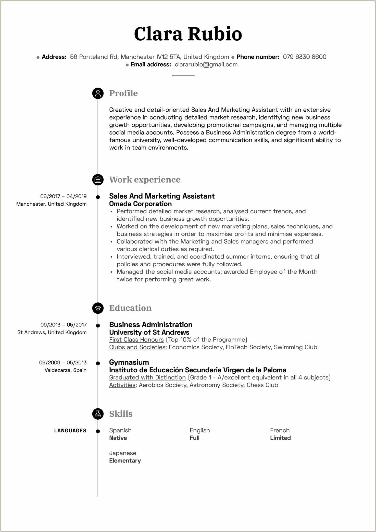 Accounting Assistant Resume And Sales Assistant Manager