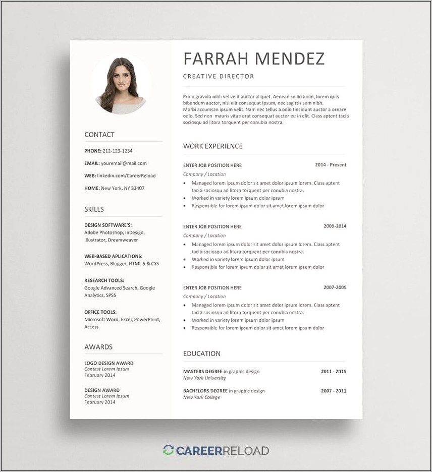 2 page resume format free download resume example gallery