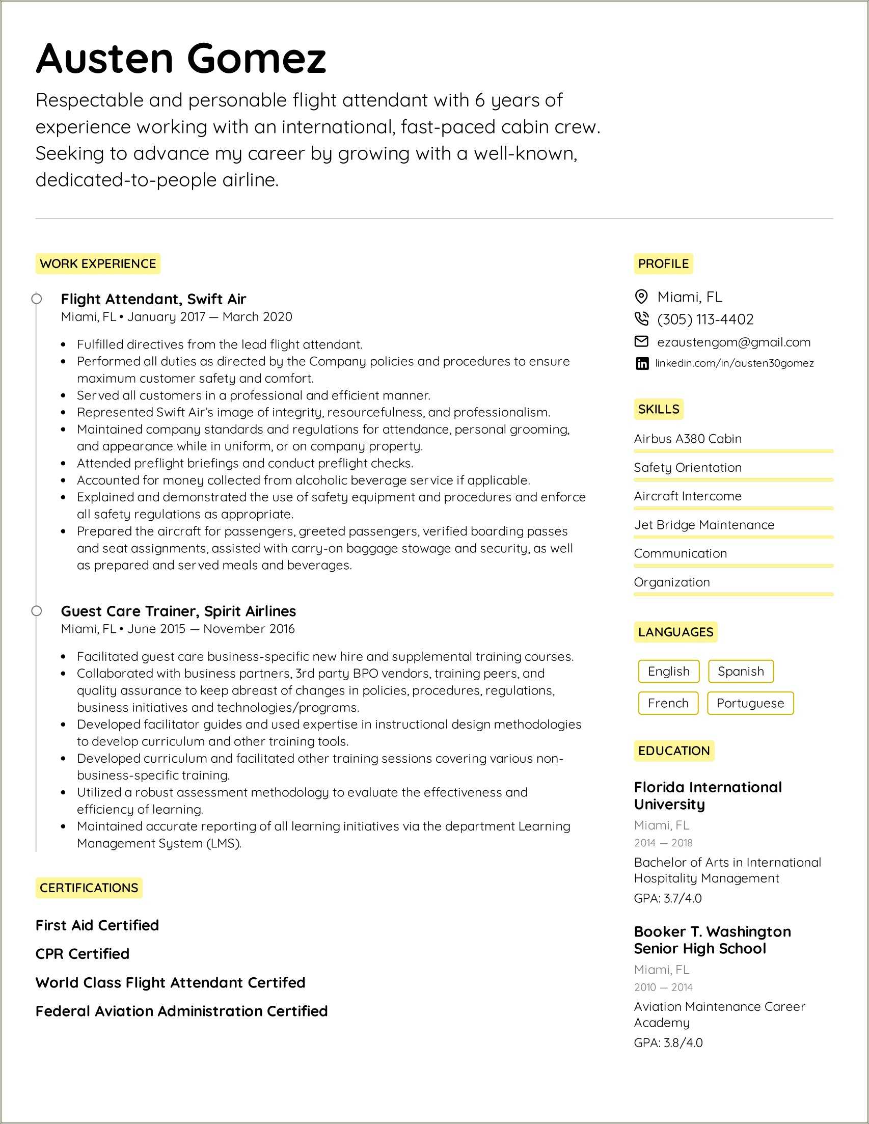 Animal Care Attendant Resume Examples No Experience