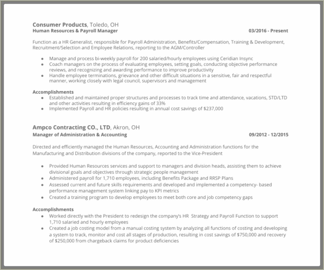 another word for troubleshoot resume