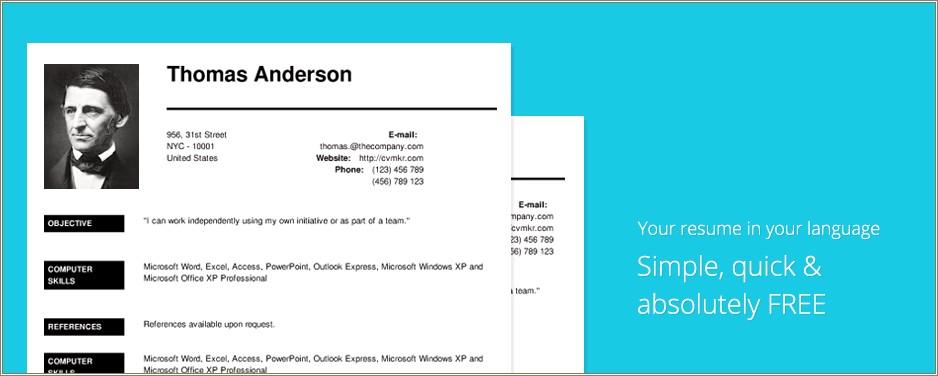 is-there-any-really-free-resume-builders-resume-example-gallery