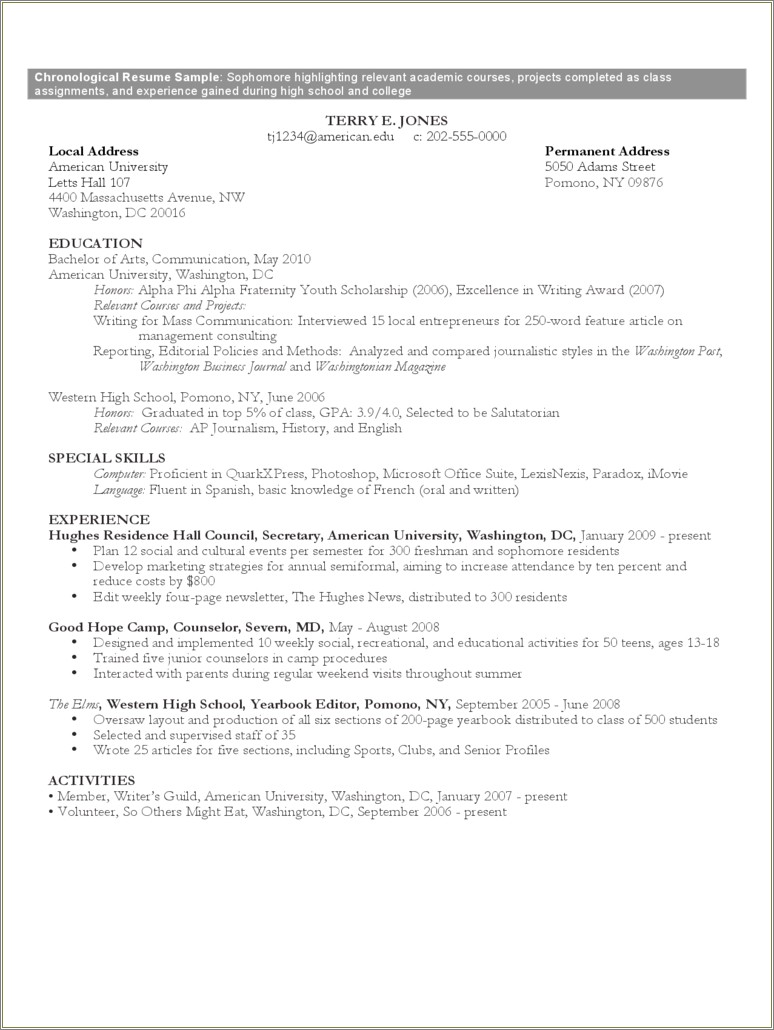 Attendance Secretary At High School Resume - Resume Example Gallery