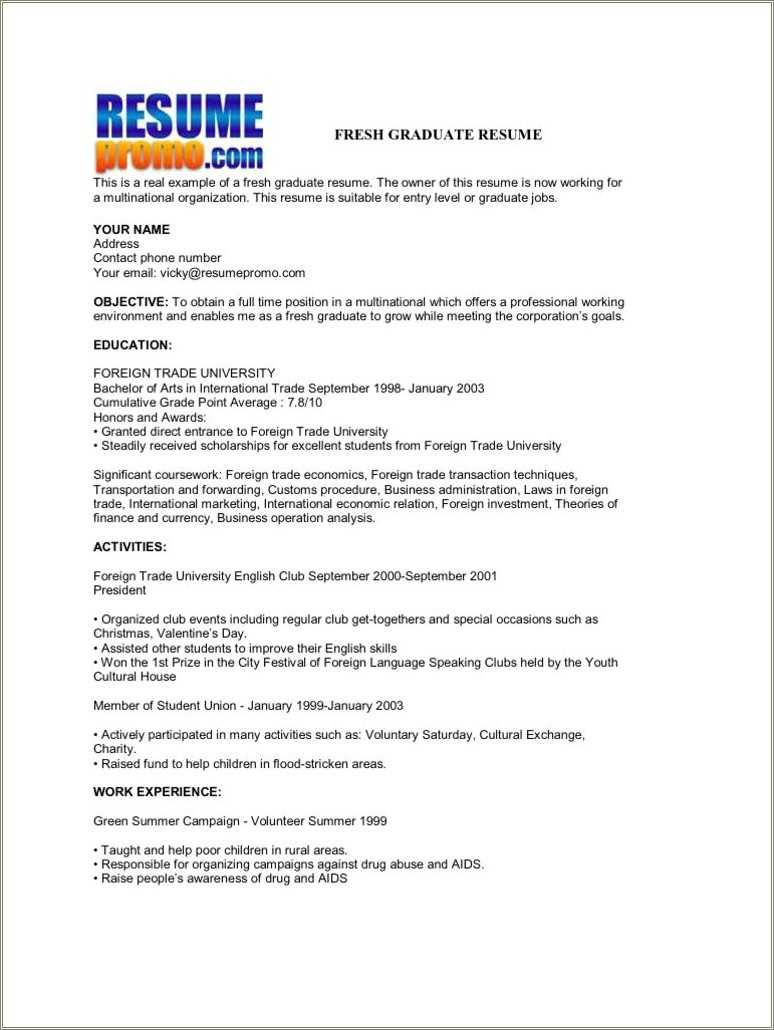 Uncc Economics Major Resume Example Resume Example Gallery