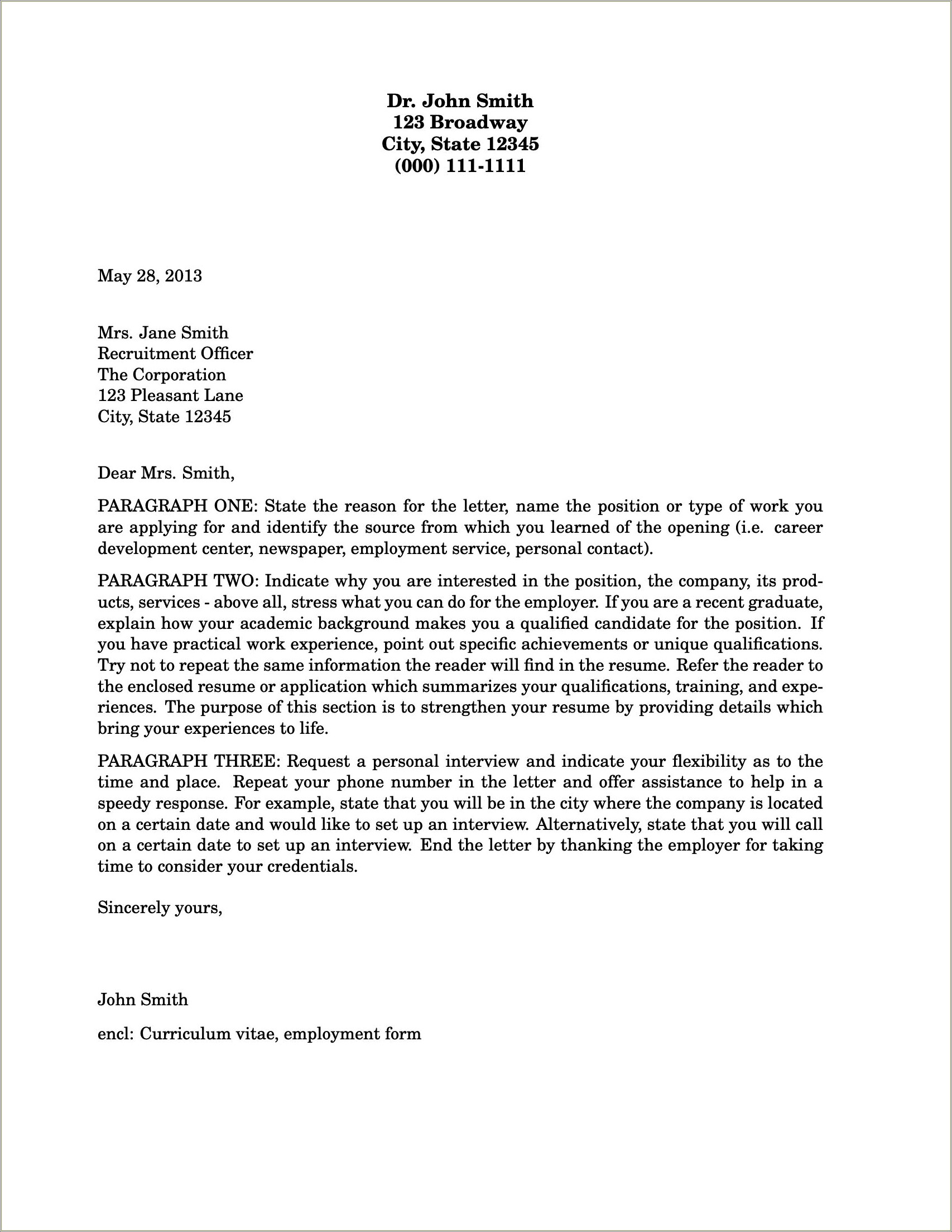 Best Examples Of Cover Letters For A Resume Resume Example Gallery