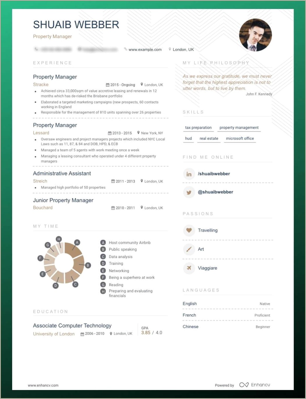 Best font for resume cv resume example gallery