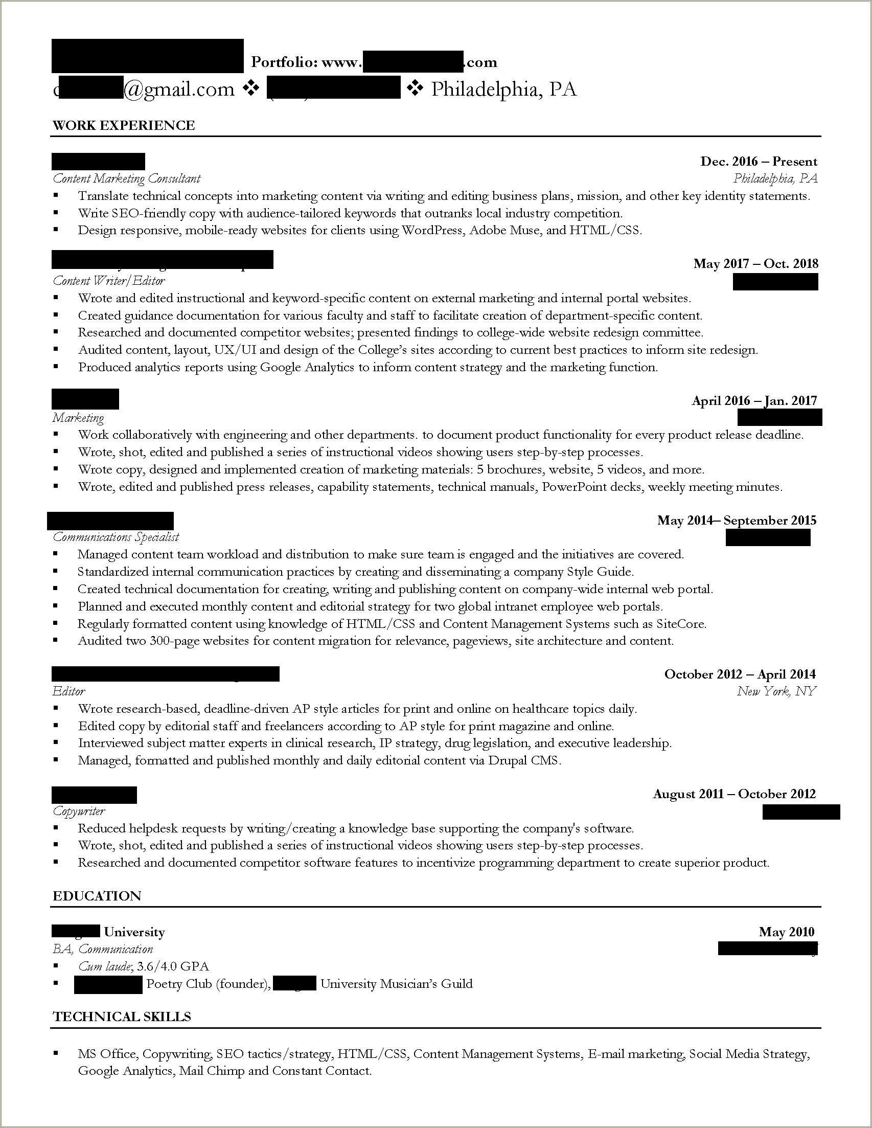 Best Fonts For Resume The Muse Resume Example Gallery