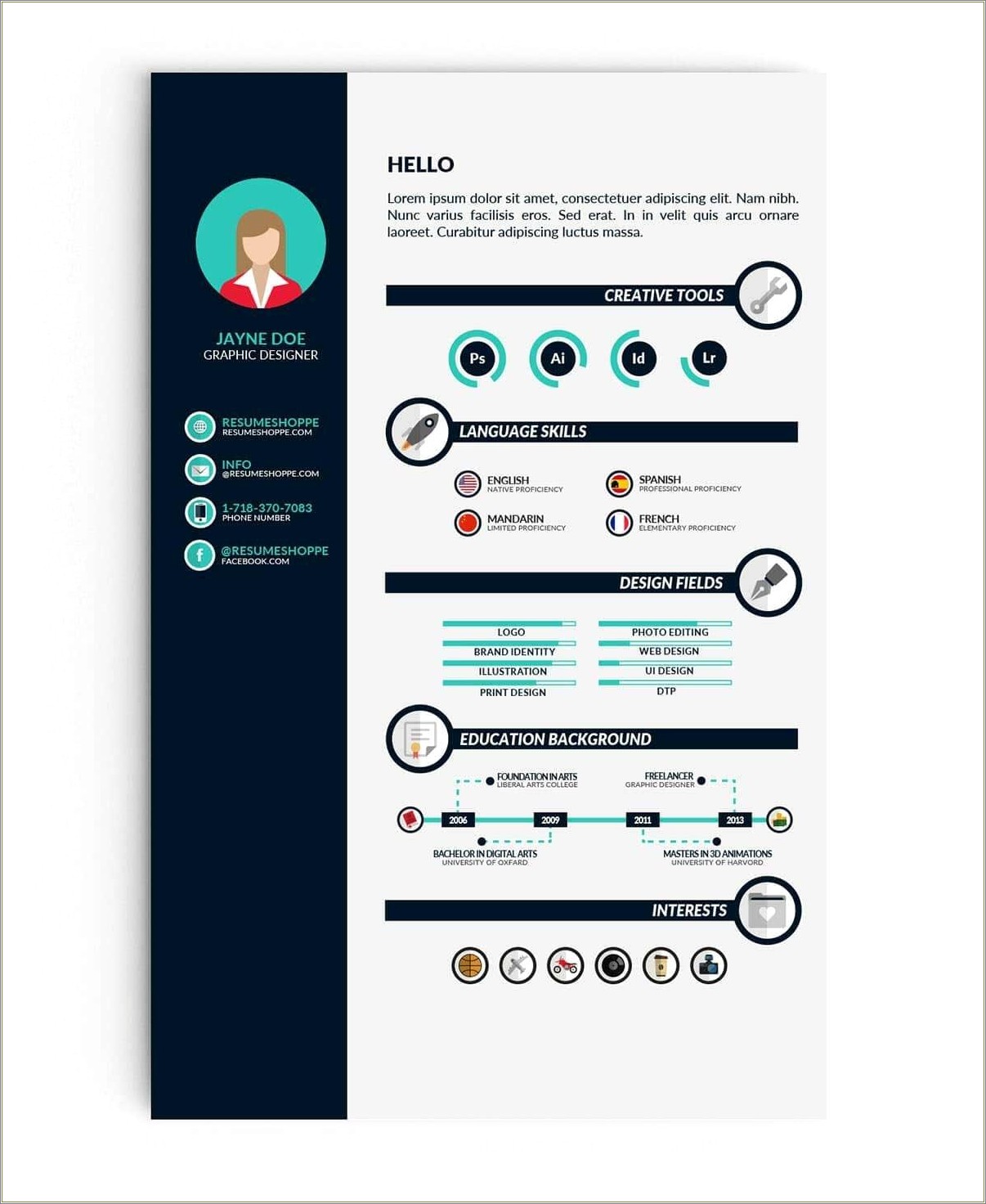 best-free-infographic-resume-templates-resume-example-gallery