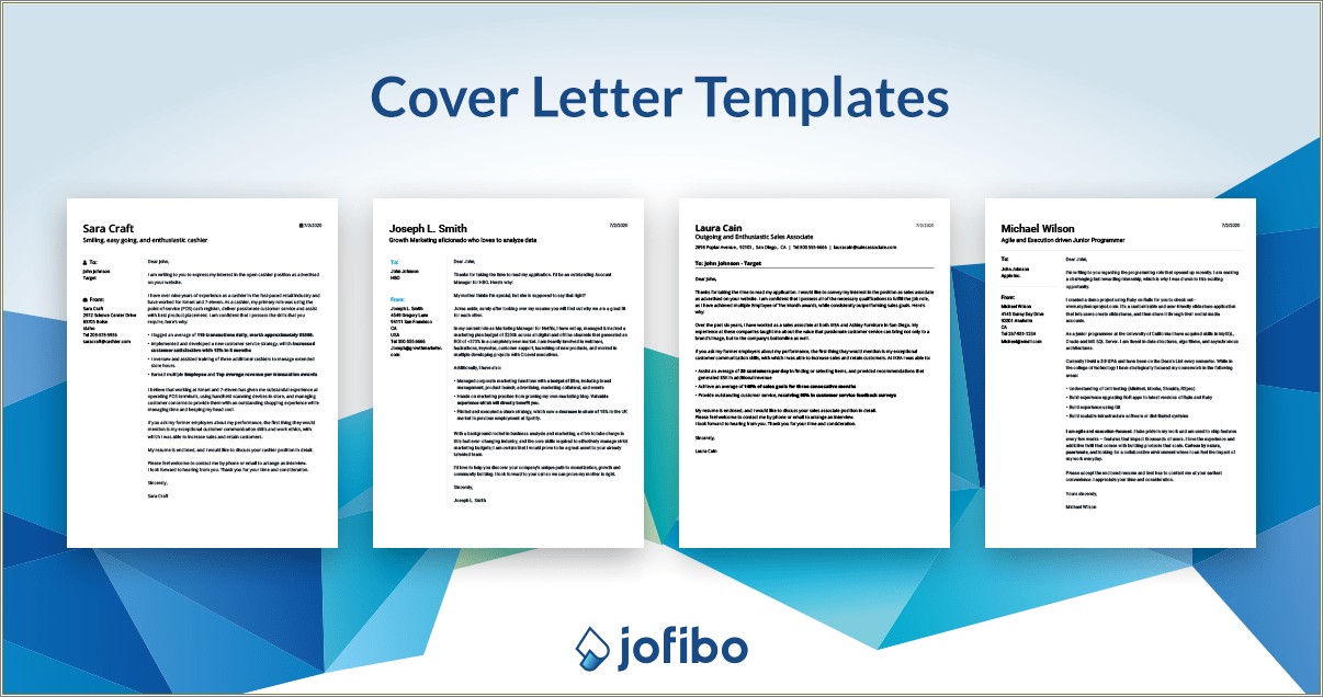 Best Free Matching Cover Letter And Resume Template