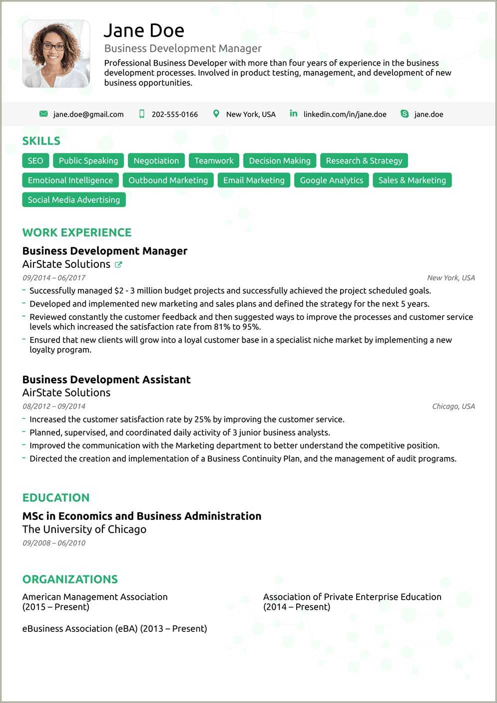 Best Free Resume Templates Free