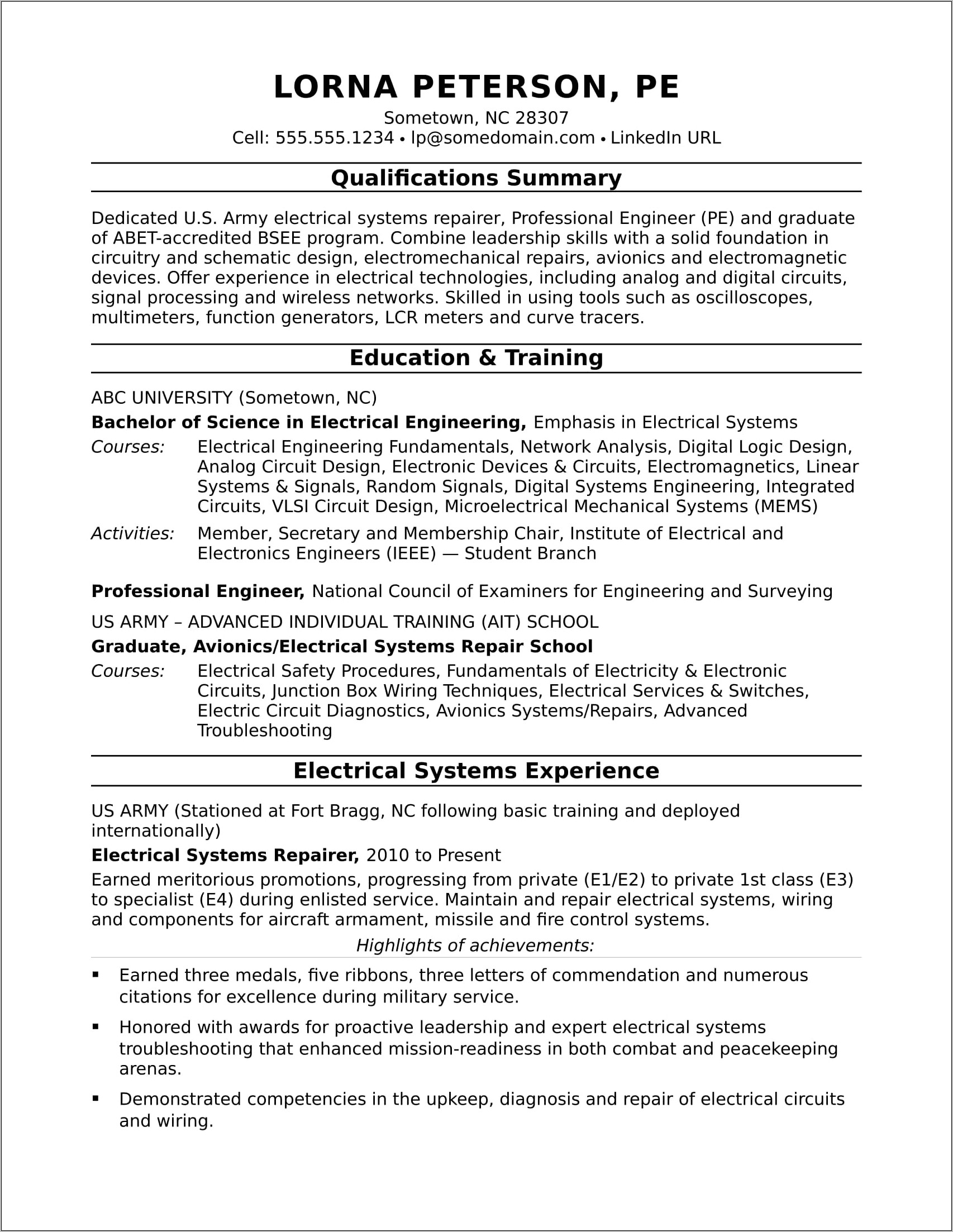 Best Hardware Design Engineer Resume