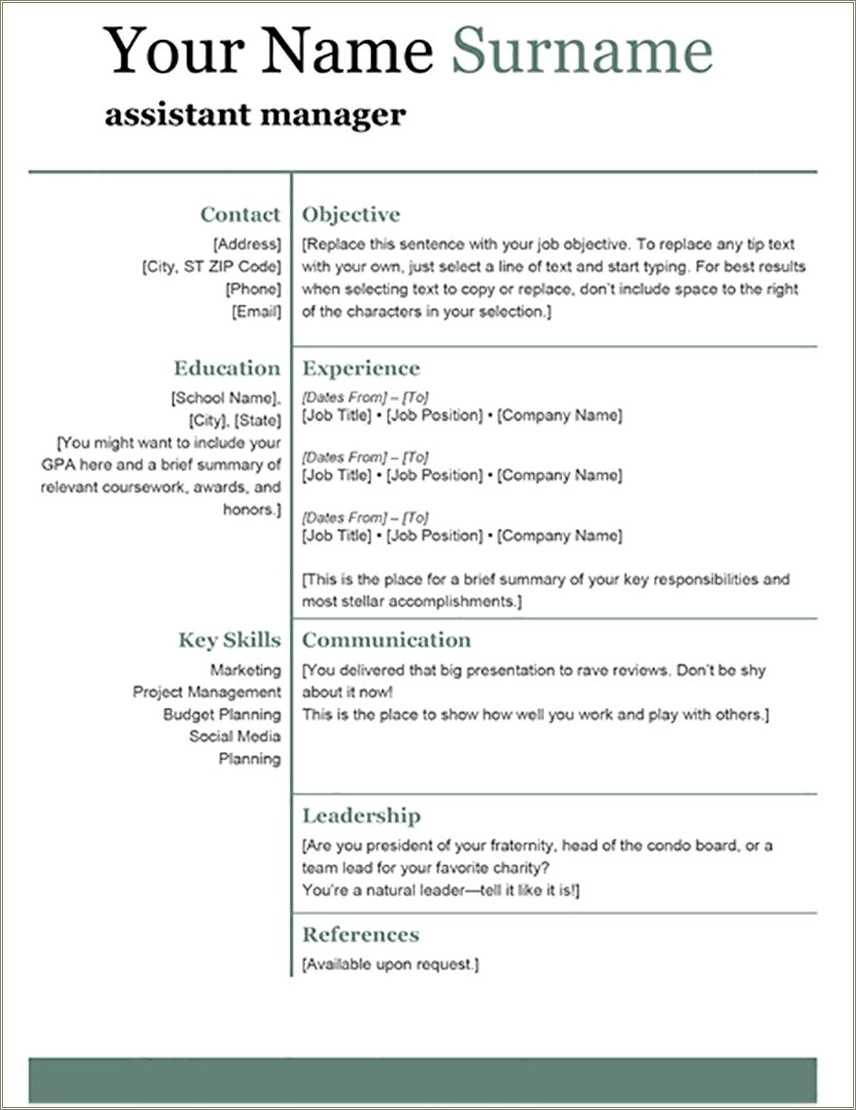 Best Objective For Social Media Resume Resume Example Gallery