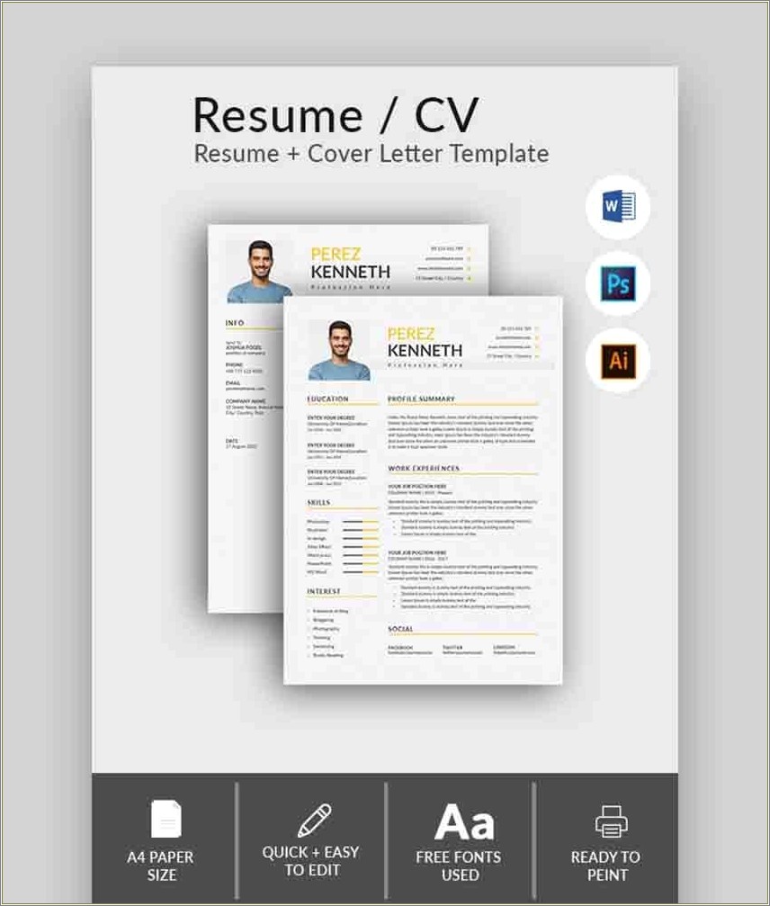 Best Resume And Cover Letter Fonts Resume Example Gallery