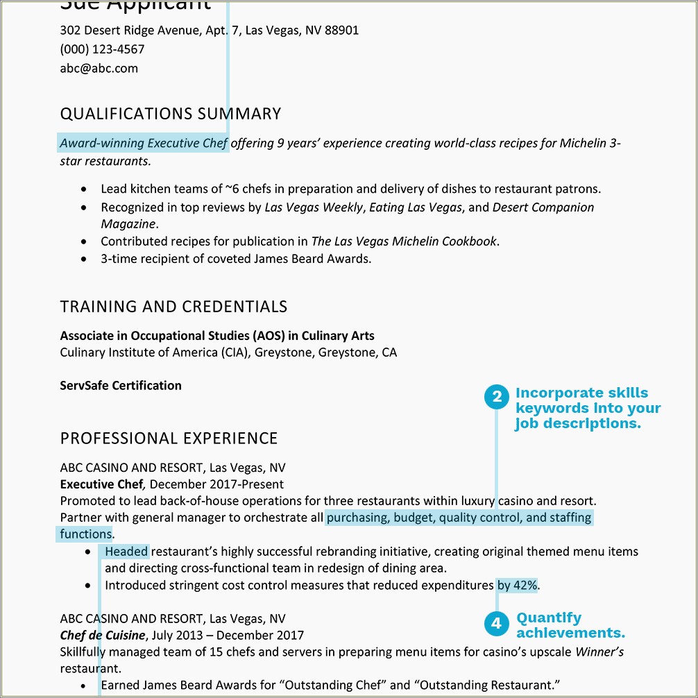 Best Resume Format For It Jobs