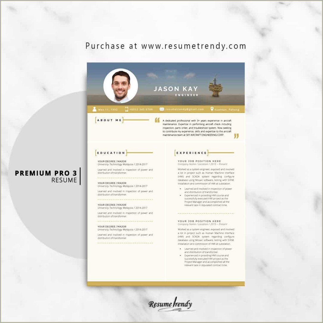 best resume format for oil and gas industry