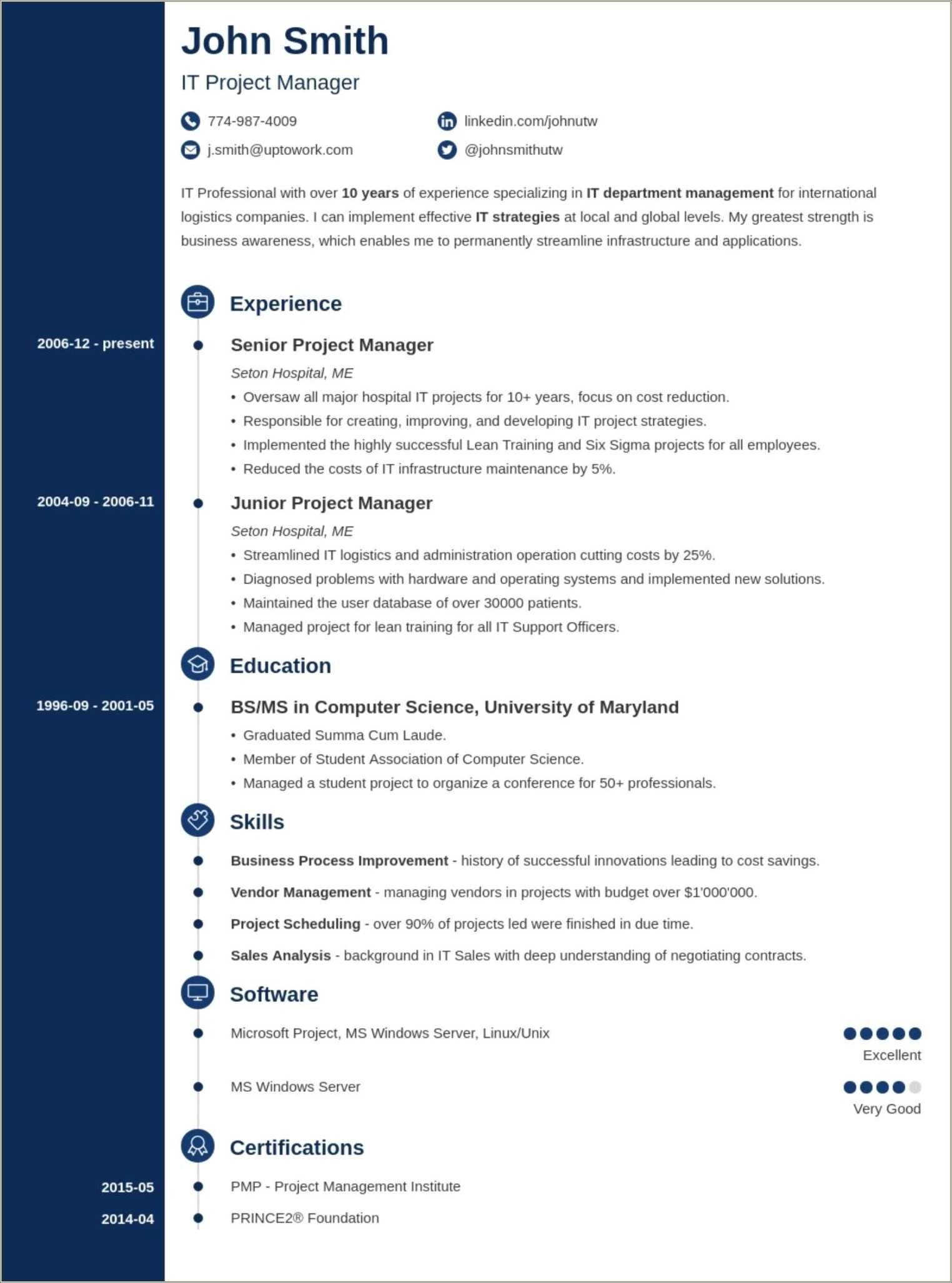 Best Resume Sample For Fresh Graduate