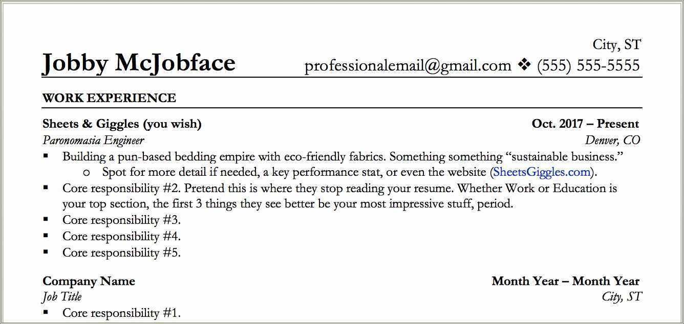 Best simple resume template reddit resume example gallery