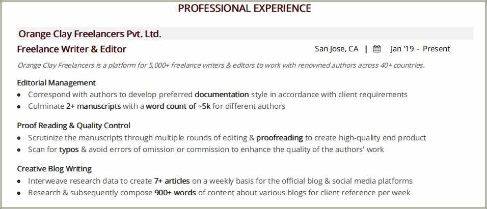 Best Stay At Home Resume Sample