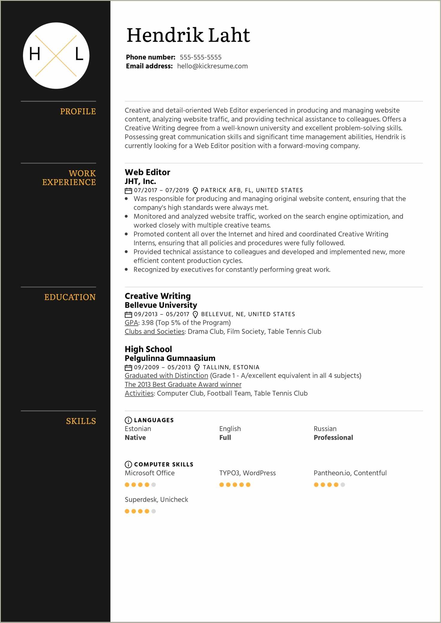 Best Website To To Do Resume