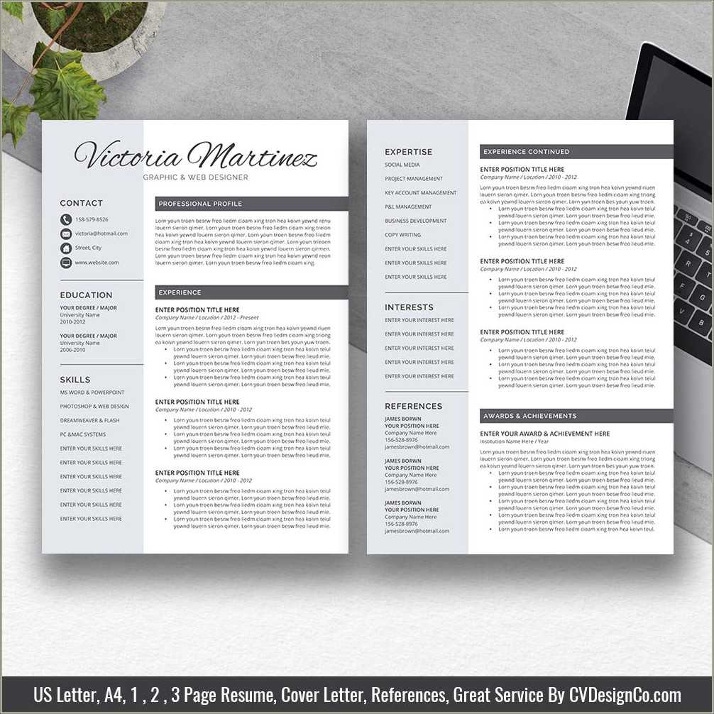 Best word resume templates free resume example gallery