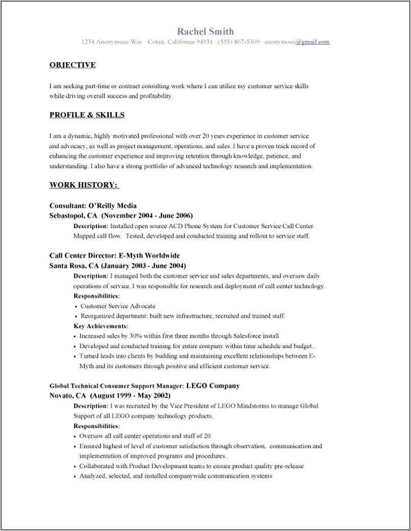 Better Than Objective On Resume