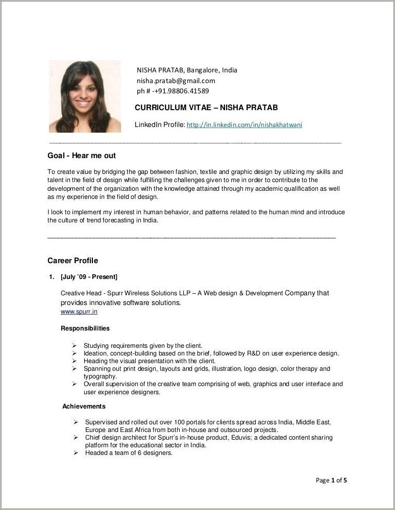 Cabin Crew Member Resume Example