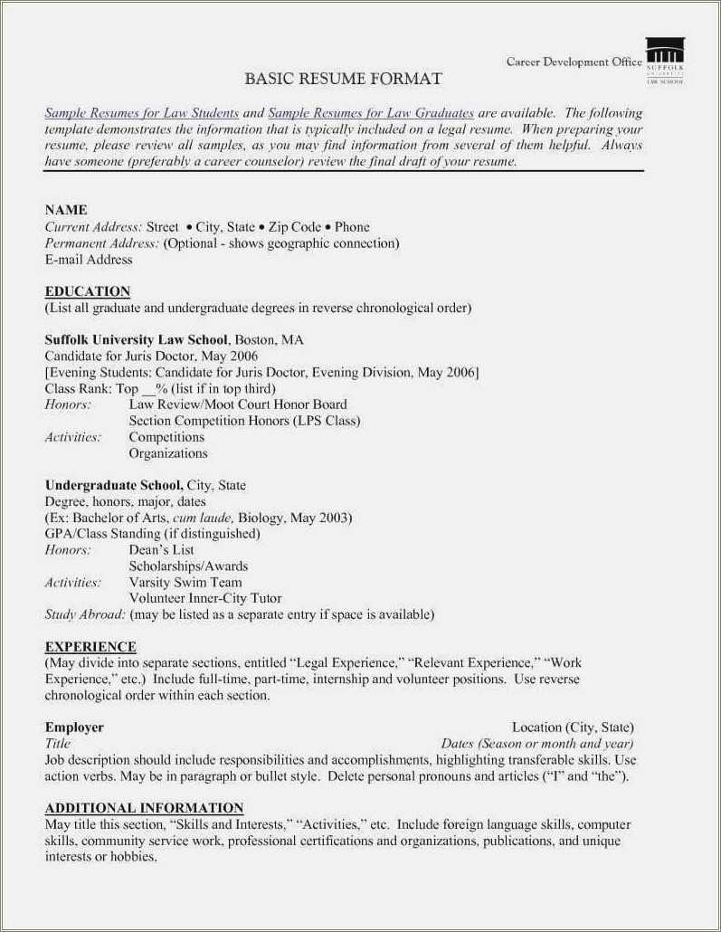 Dean's List On Resume Sample Resume Example Gallery