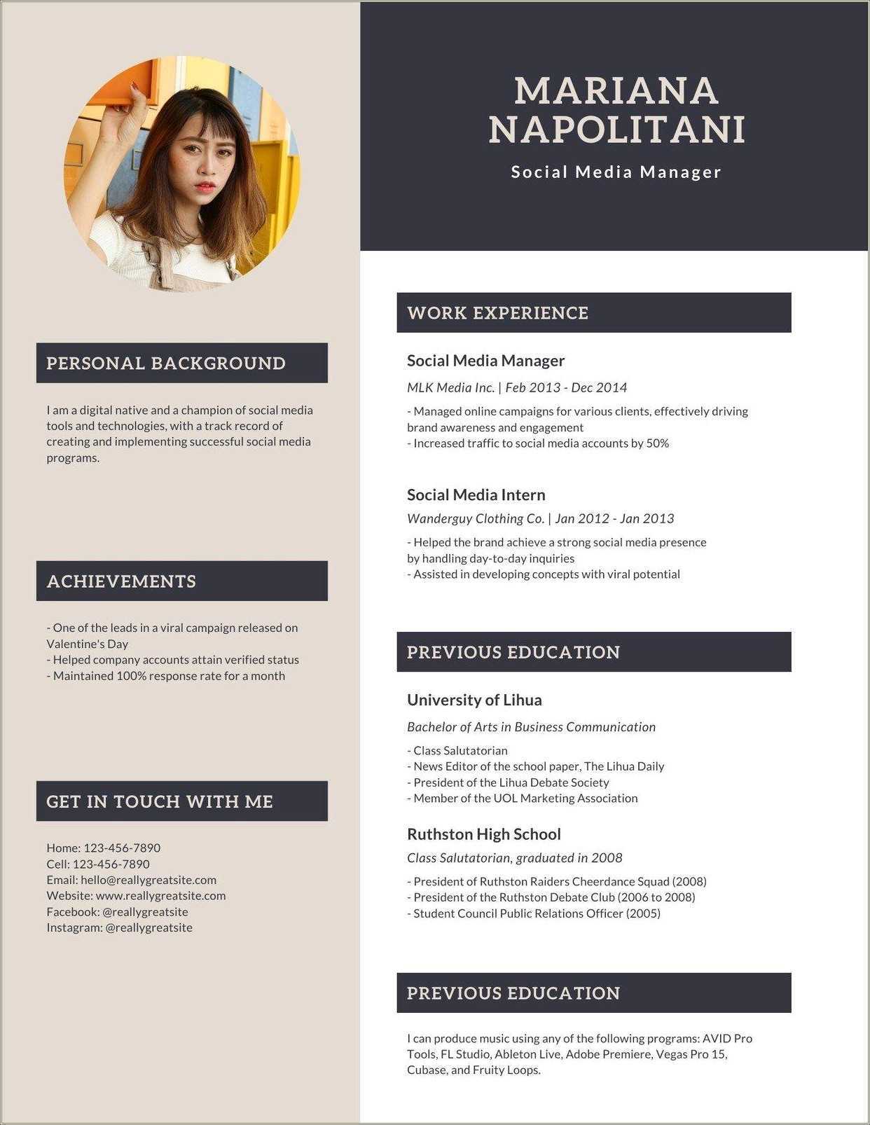 Best Font To Use On Canva Resume Resume Example Gallery