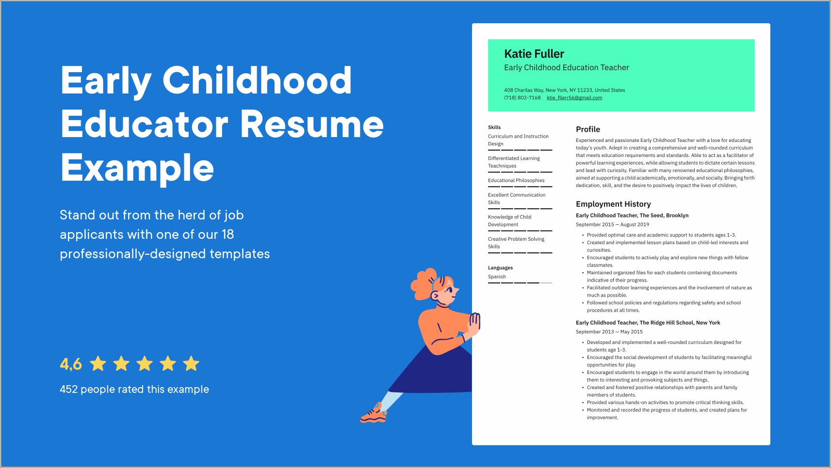 Child Care Educator Sample Resume