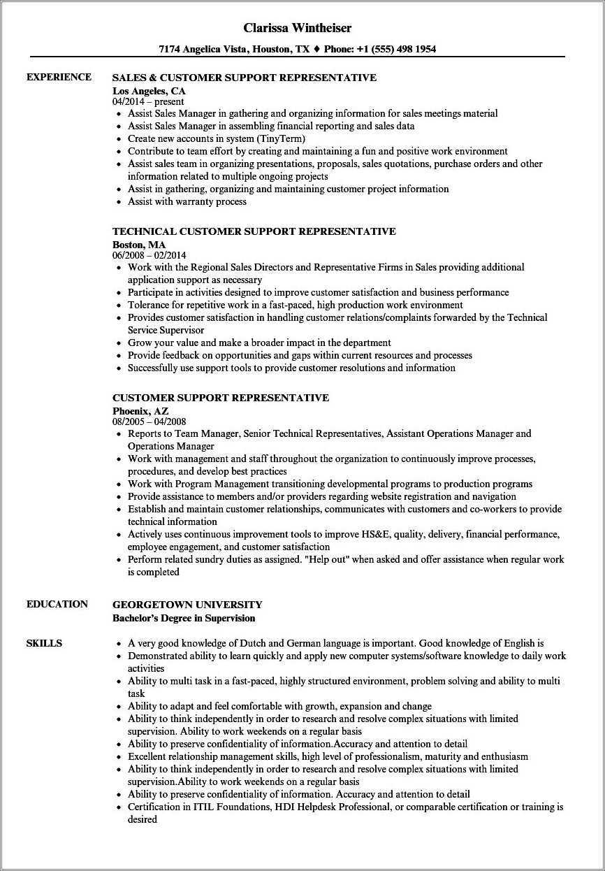 Client Service Technical Support Resume Examples Resume Example Gallery Client Service Technical Support Resume Examples Resume Example Gallery