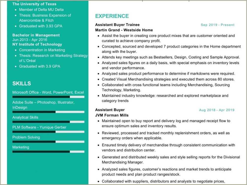 Resume Examples Coca Cola Account Manager Resume Example Gallery
