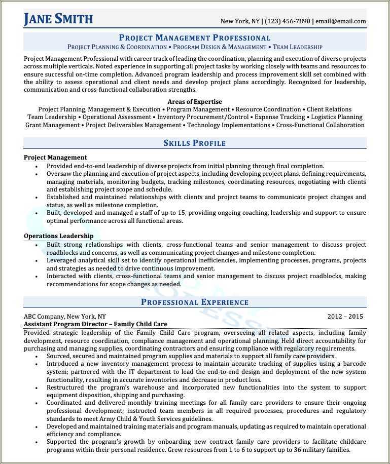 functional or chronological resume