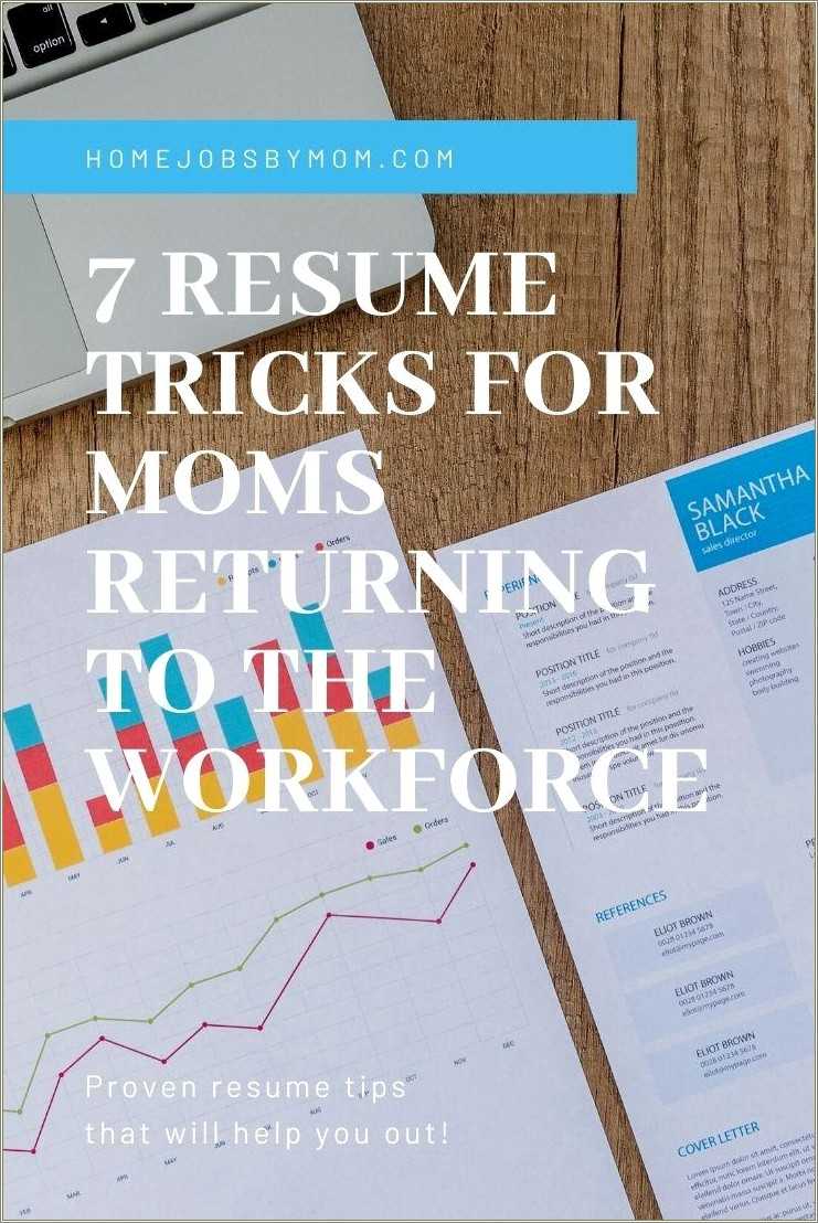 Combination Resume For Mom Returning To Work