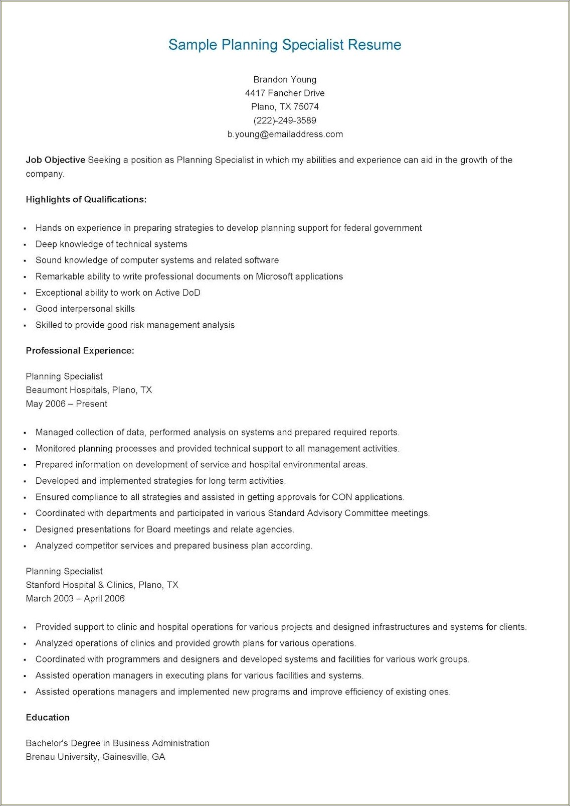 Computer Support Specialist Resume Objective