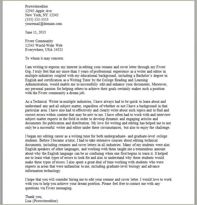 Resume And Cover Letter Together Or Separate Resume Example Gallery