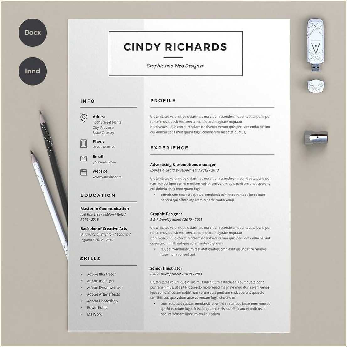 Create Resume In Word Or Powerpoint Resume Example Gallery