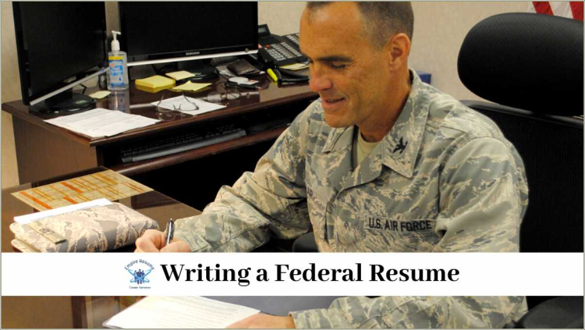 Creating A Federal Job Resume