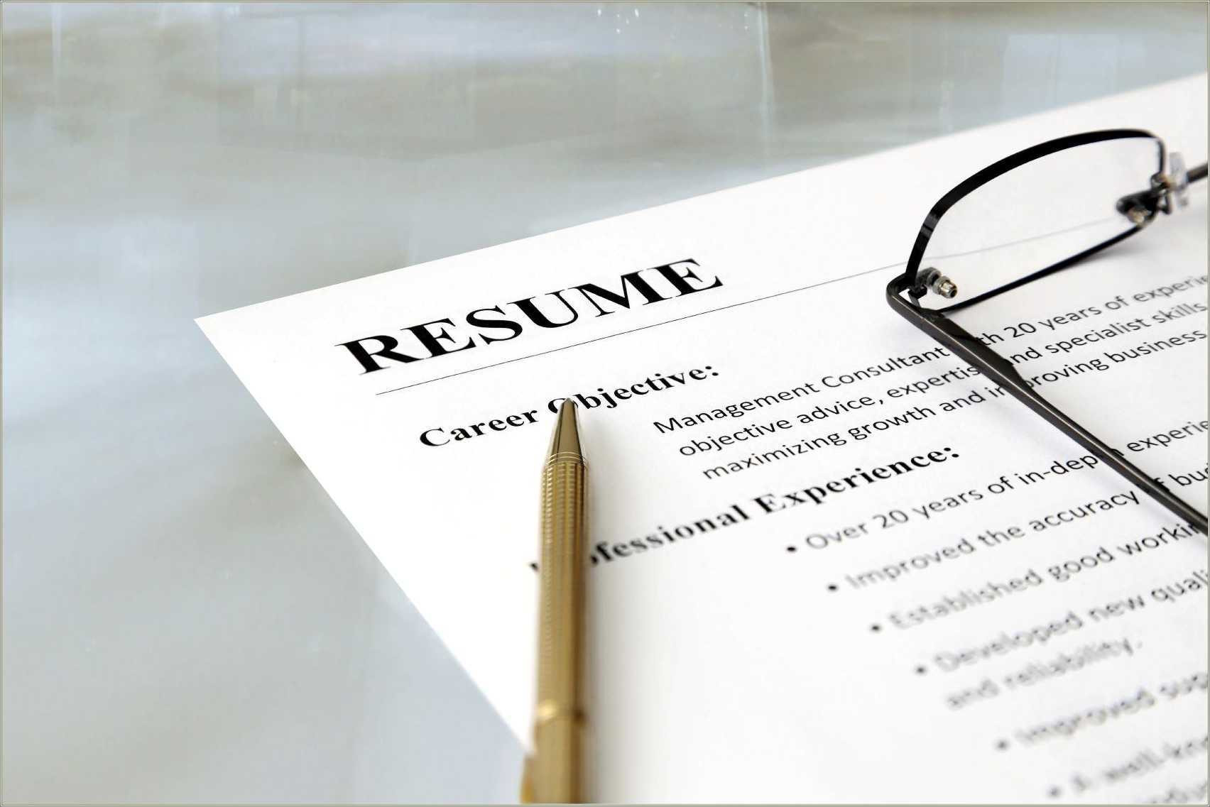 Creating A Job Objective In Resumes