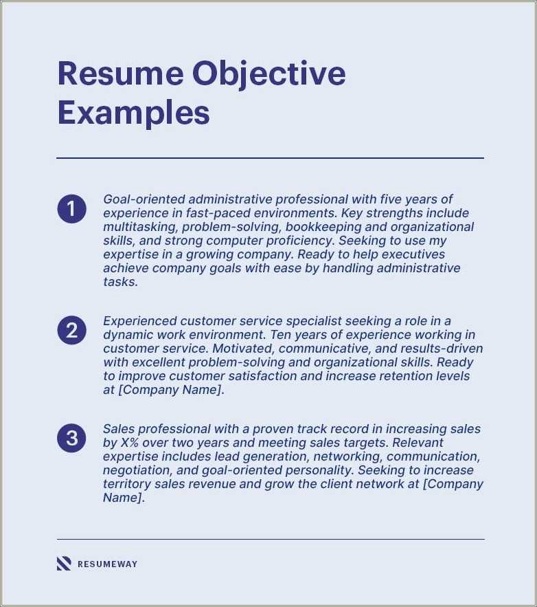 Creating A Memorable Objective For Ma Resume