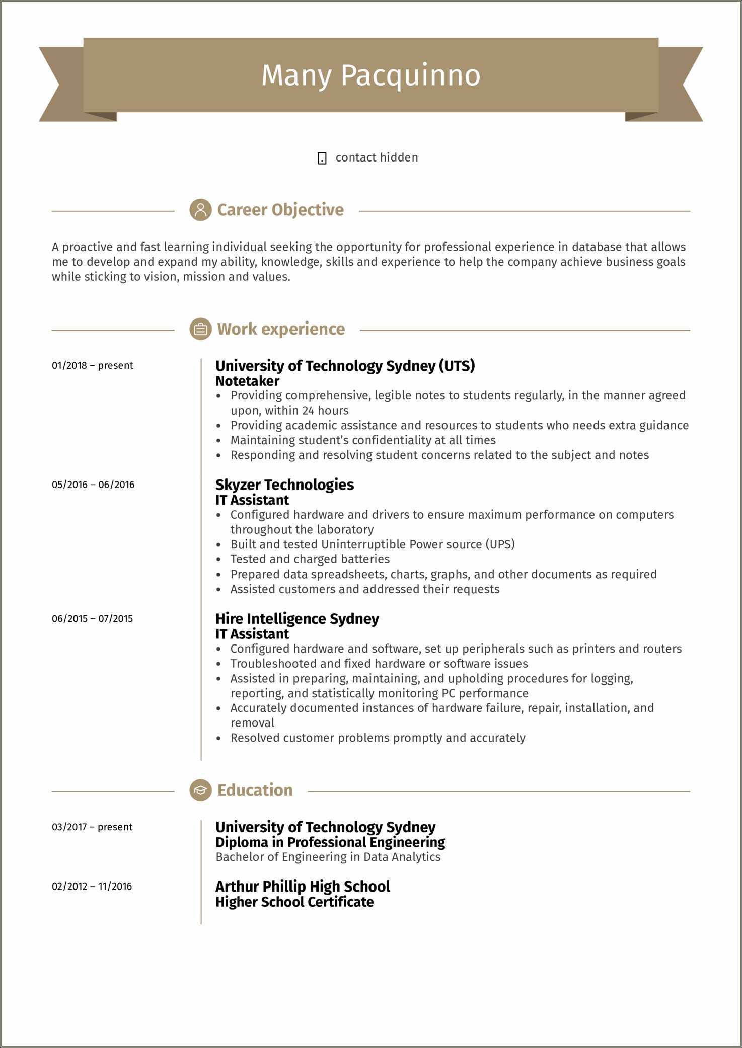 Creating An Objective Statement For A Resume