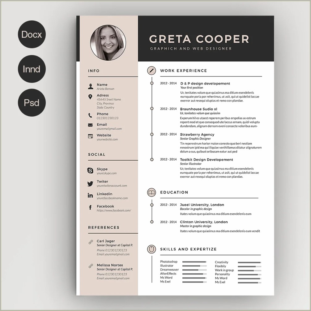 free-creative-microsoft-word-resume-templates-resume-example-gallery