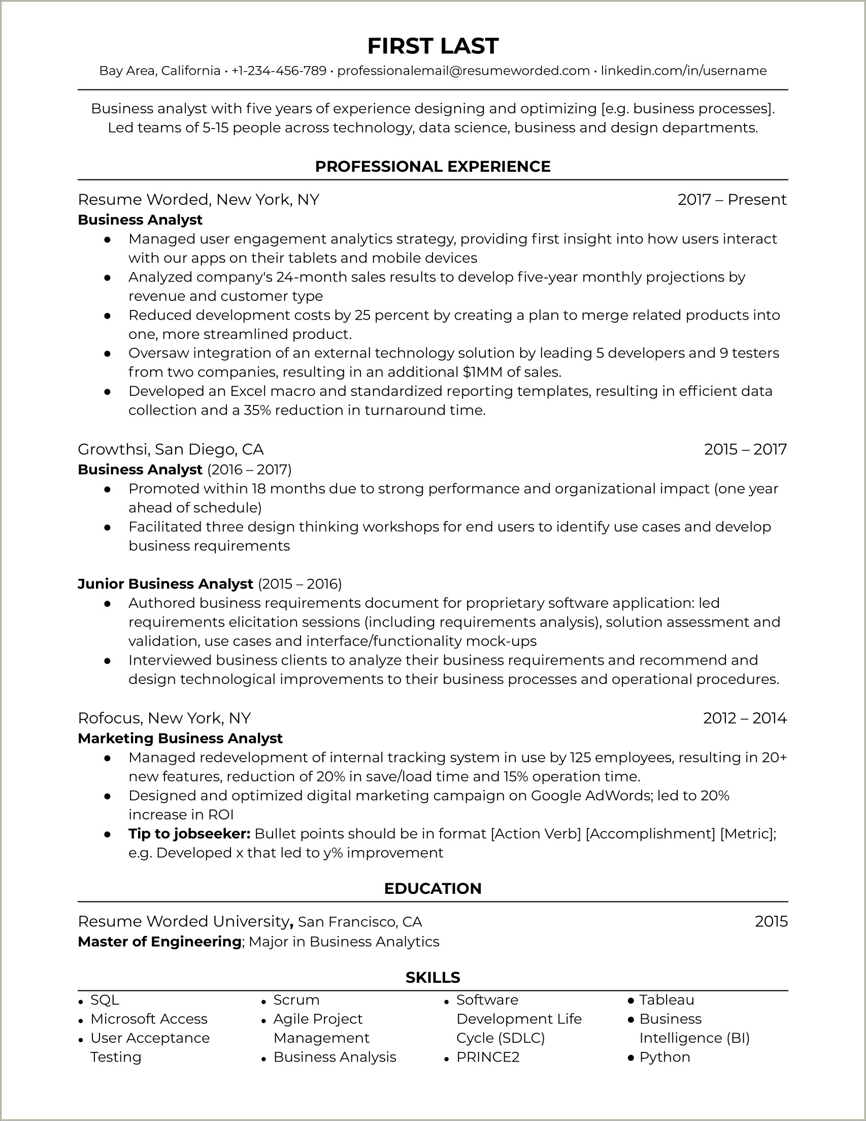 Describing Analytical Skills On Resume