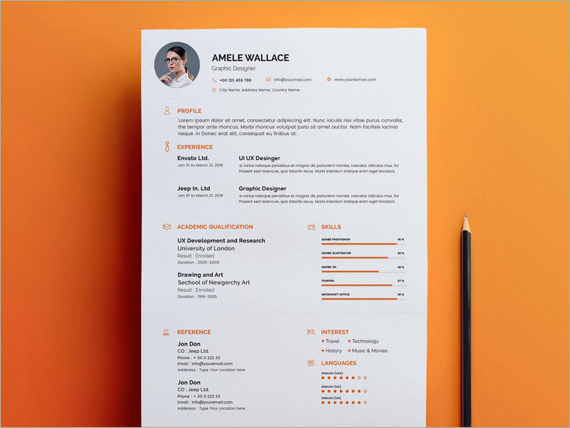 design-resume-template-free-download-resume-example-gallery