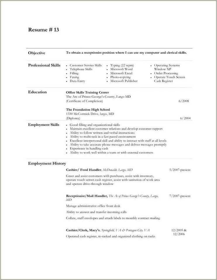 Do You Include Fast Food Jobs On Resume