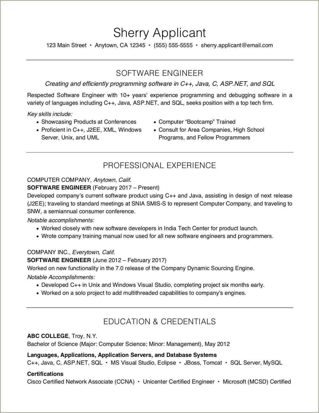 Dot Net Resumes 10 Years Experience