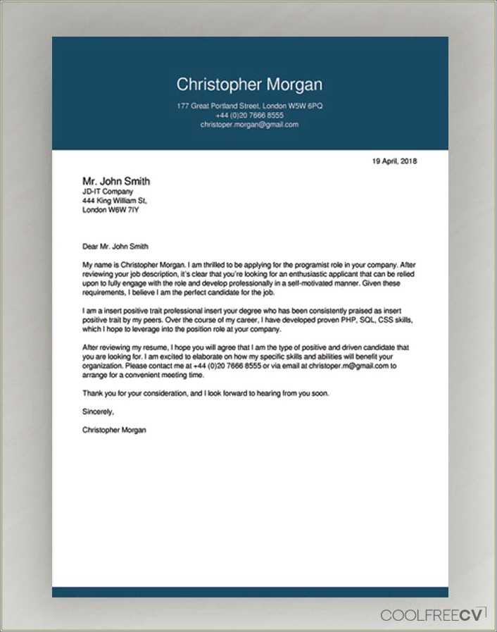 Resume And Cover Letter Attachments - Email Body For Cover Letter And Resume