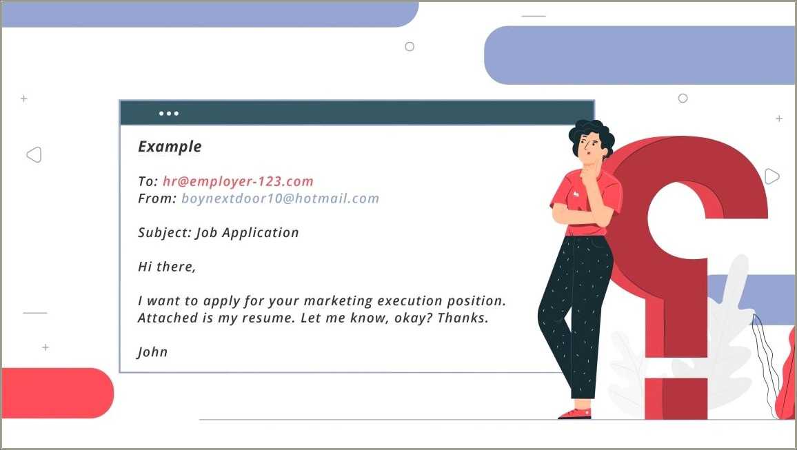 Email Subject Samples My Resume