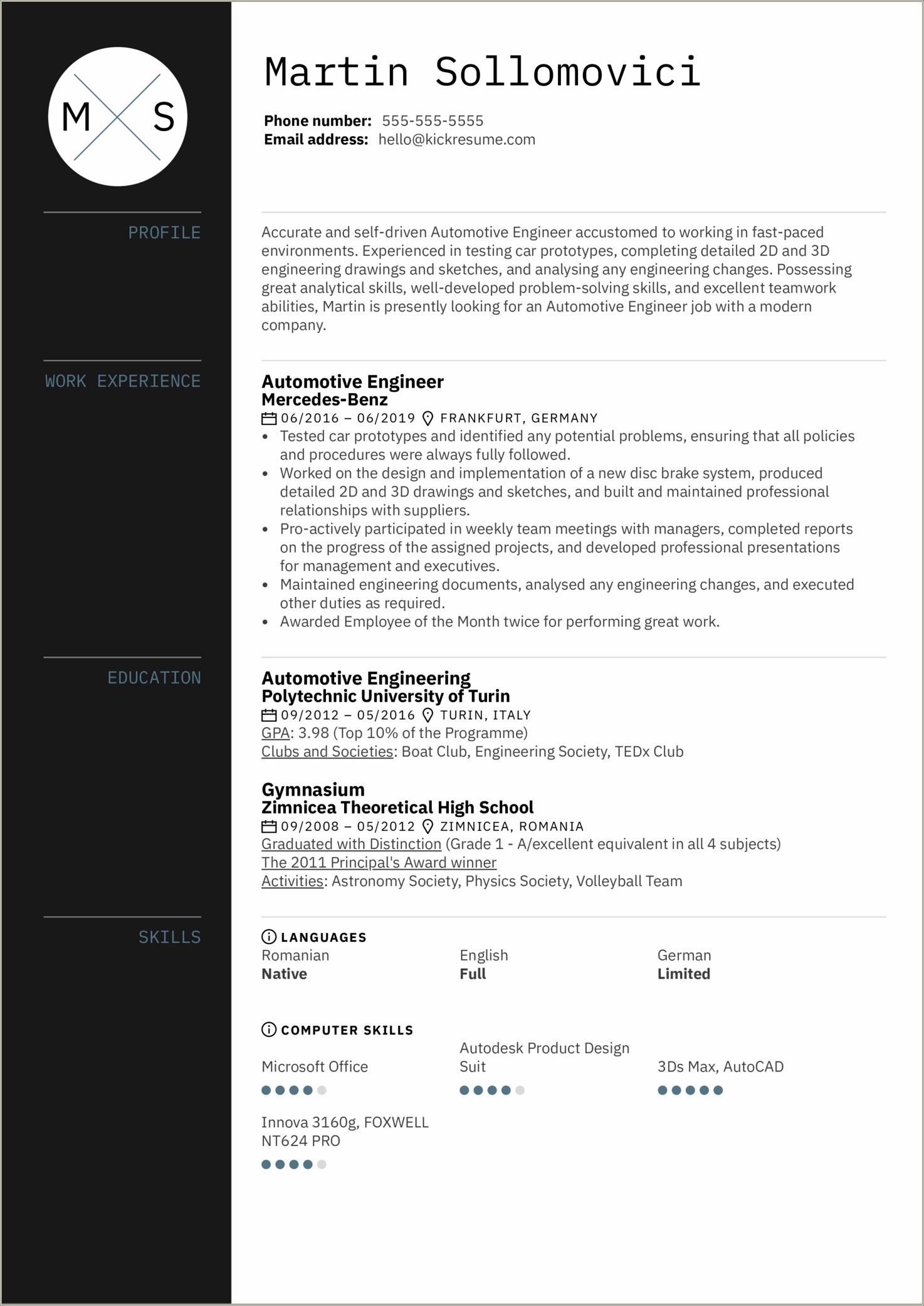  Engineering Internship Resume Template Word Free Resume Example Gallery