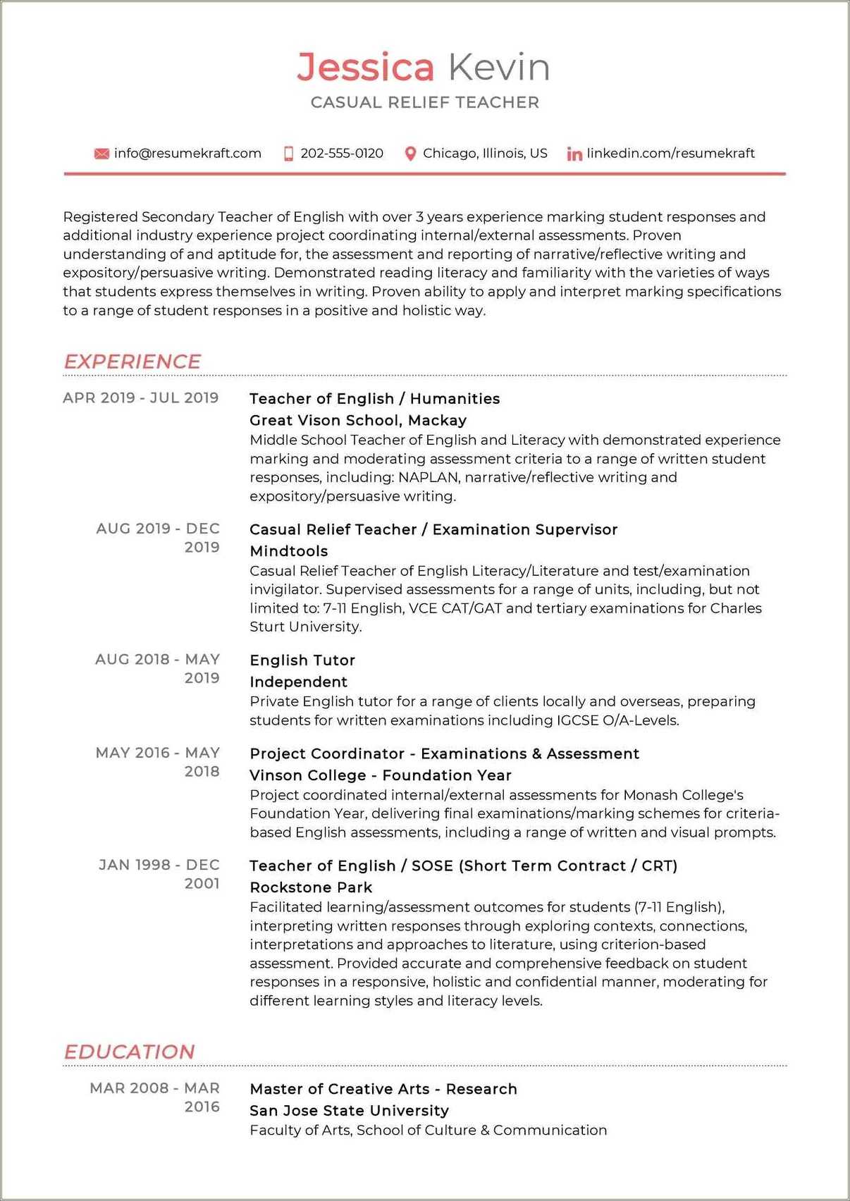 English Professor University Resume Examples Resume Example Gallery