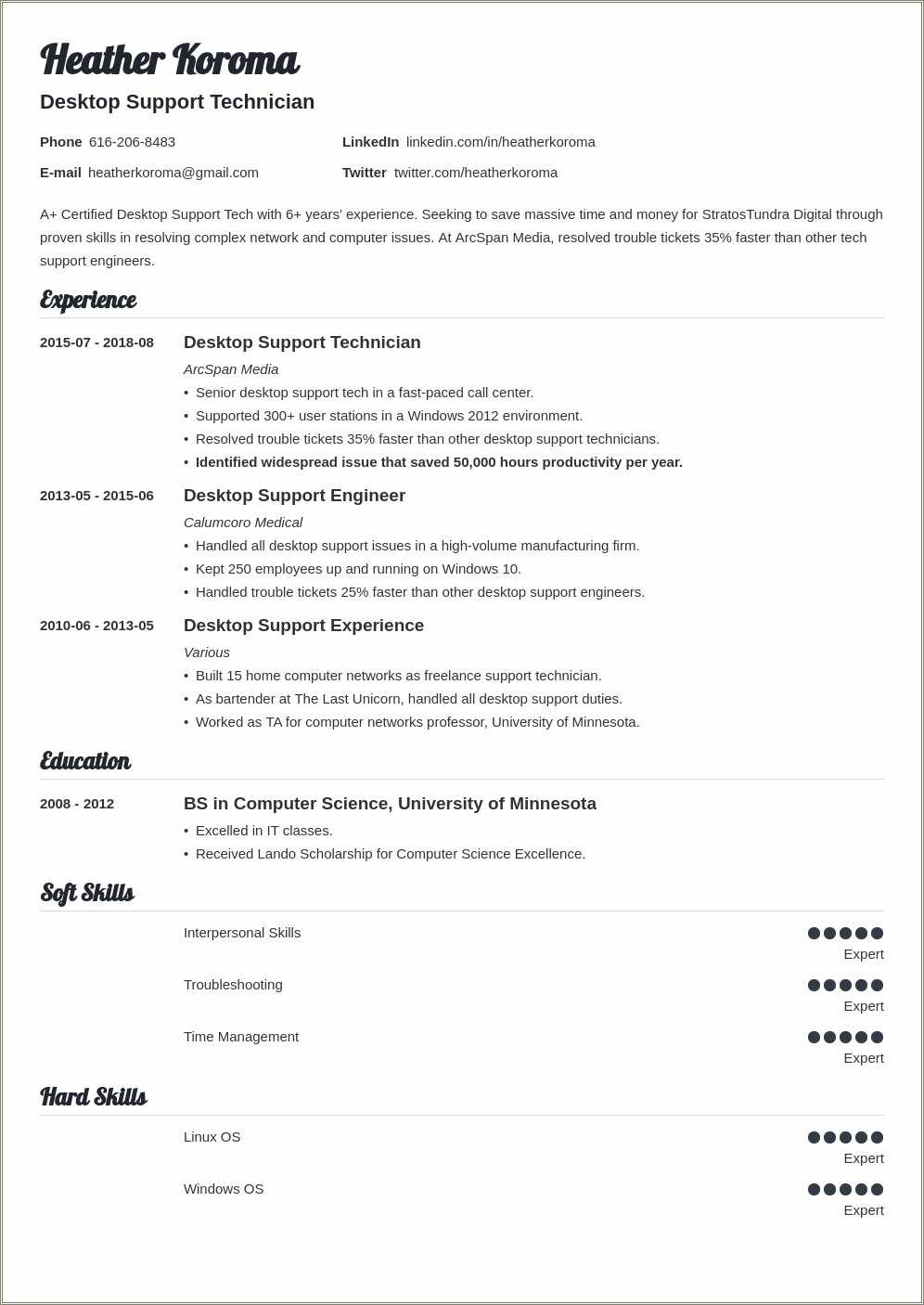 entry-level-computer-support-resume-objective-resume-example-gallery